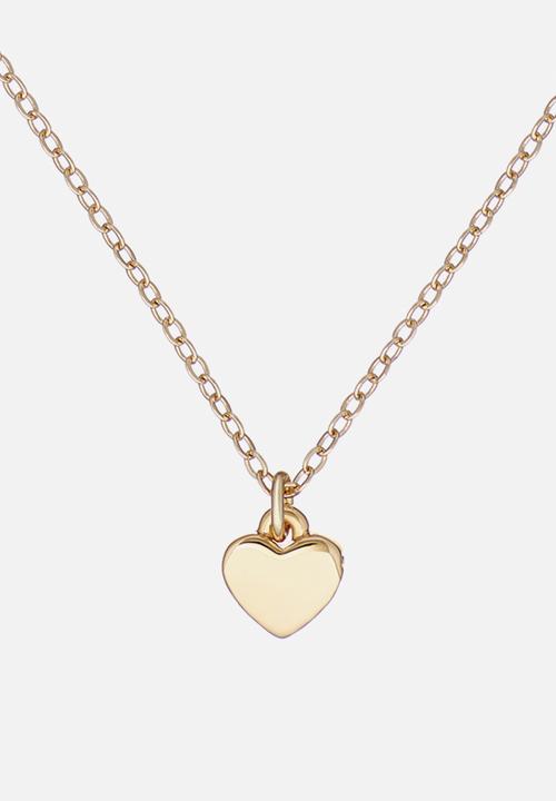 Ted Baker - Hara tiny heart pendant necklace-gold