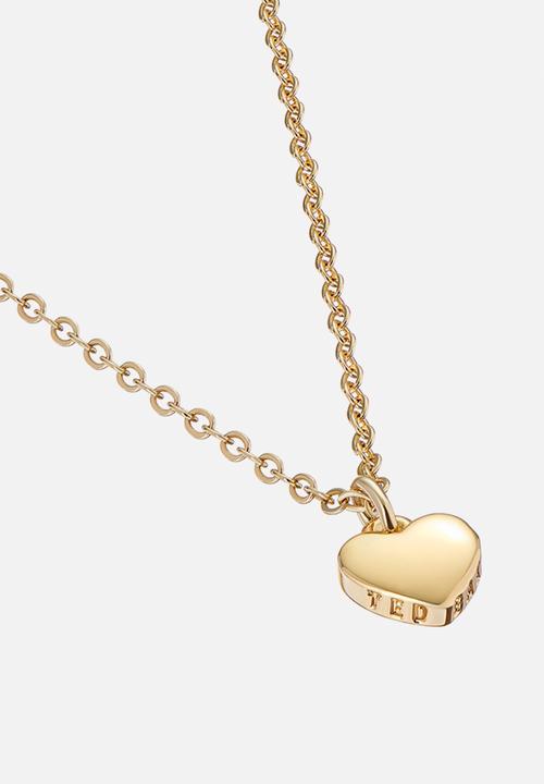Ted Baker - Hara tiny heart pendant necklace-gold