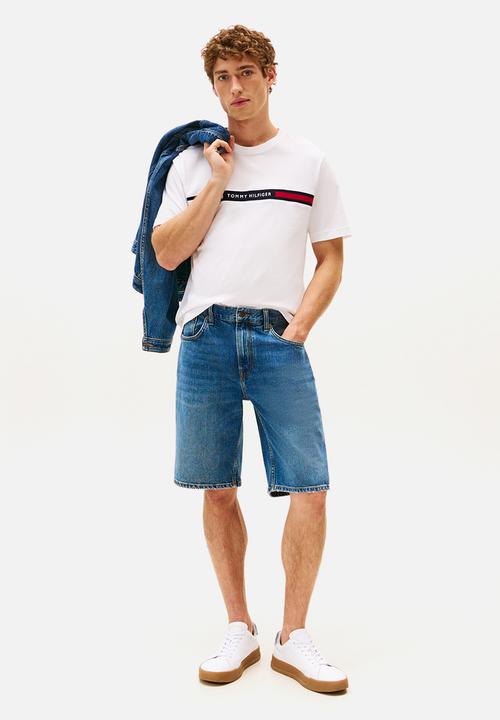 Tommy Hilfiger - Hilfiger Chest Insert Tee - White
