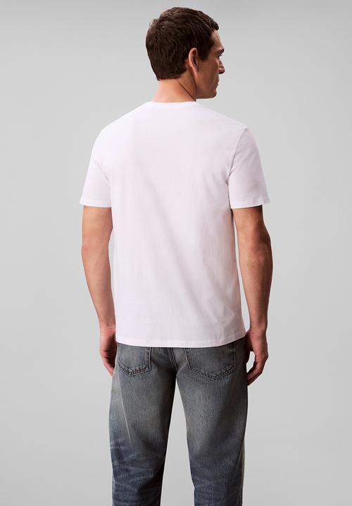 Calvin Klein - Short sleeve 30S Eu Ck Calvin Graphic Tee - Brilliant White