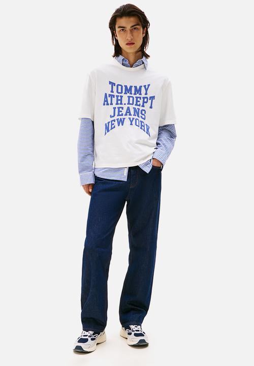 Tommy Hilfiger - Tjm 90S Varsity Tee - Ecru