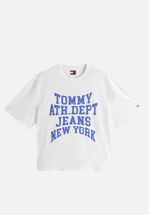 Tommy Hilfiger - Tjm 90S Varsity Tee - Ecru