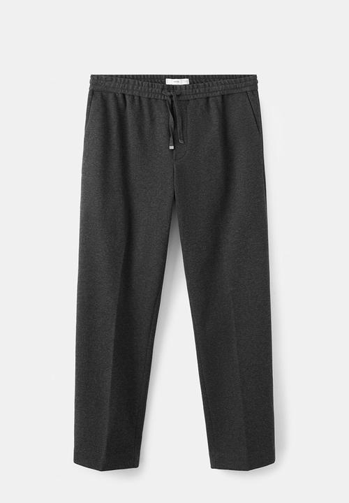 MANGO - Trousers Alcudiaj - Dark Grey
