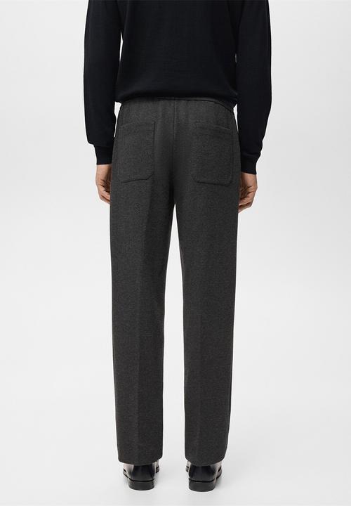 MANGO - Trousers Alcudiaj - Dark Grey