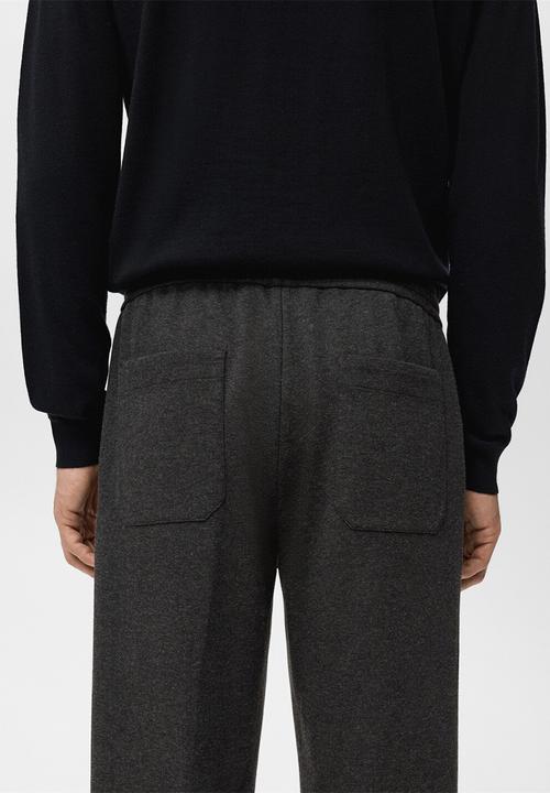 MANGO - Trousers Alcudiaj - Dark Grey