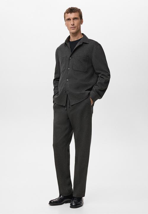 MANGO - Trousers Alcudiaj - Dark Grey