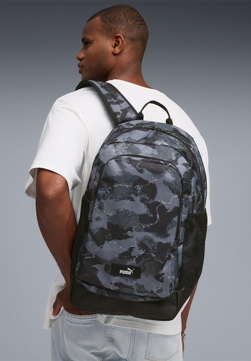 PUMA - Puma Academy Aop Backpack - Puma Black-Camo Aop