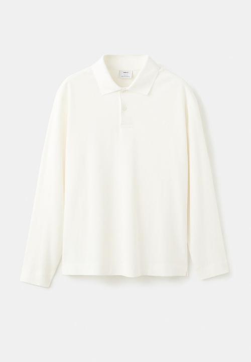 MANGO - Polo Shirt Garethp - White