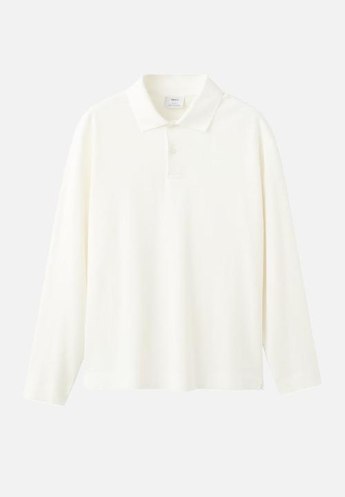 MANGO - Polo Shirt Garethp - White