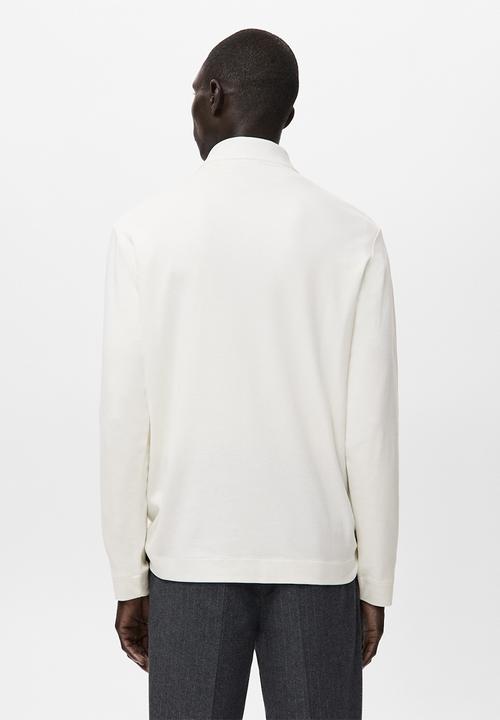 MANGO - Polo Shirt Garethp - White