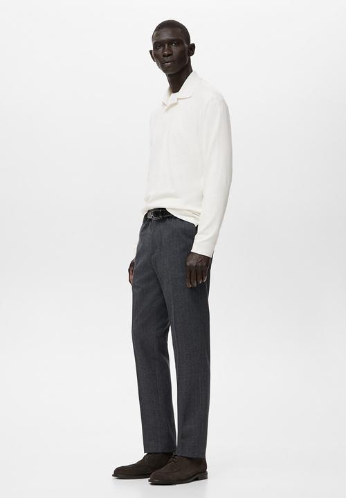 MANGO - Polo Shirt Garethp - White