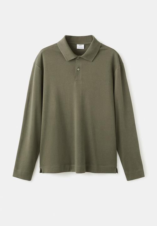MANGO - Polo Shirt Garethp - Light-Brown