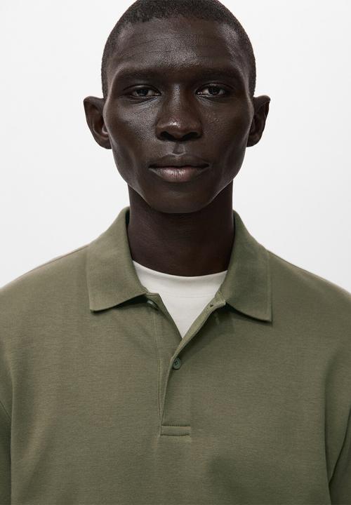 MANGO - Polo Shirt Garethp - Light-Brown