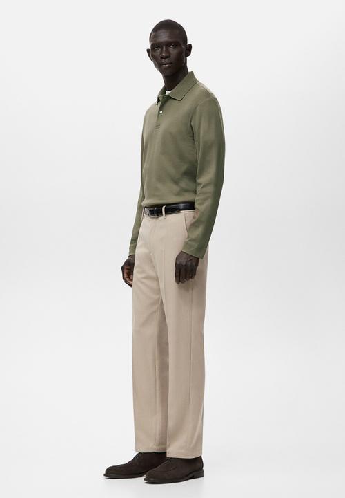 MANGO - Polo Shirt Garethp - Light-Brown