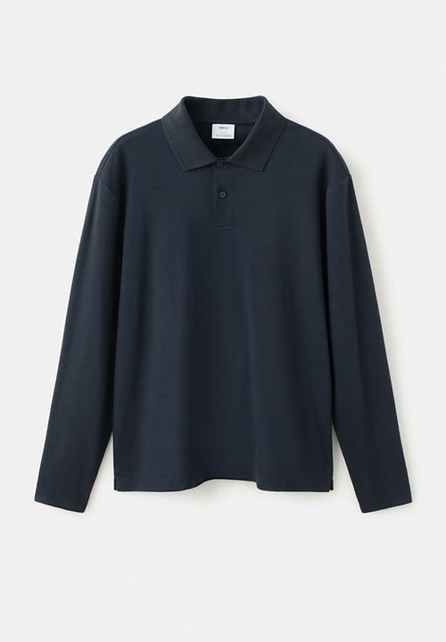 MANGO - Polo Shirt Garethp - Navy