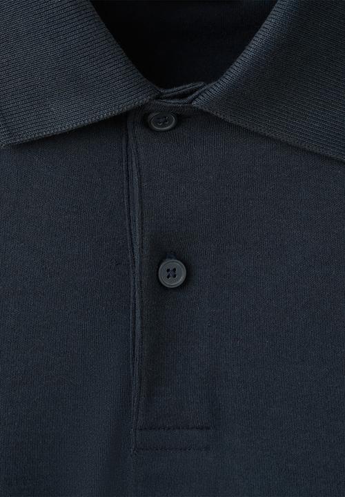 MANGO - Polo Shirt Garethp - Navy