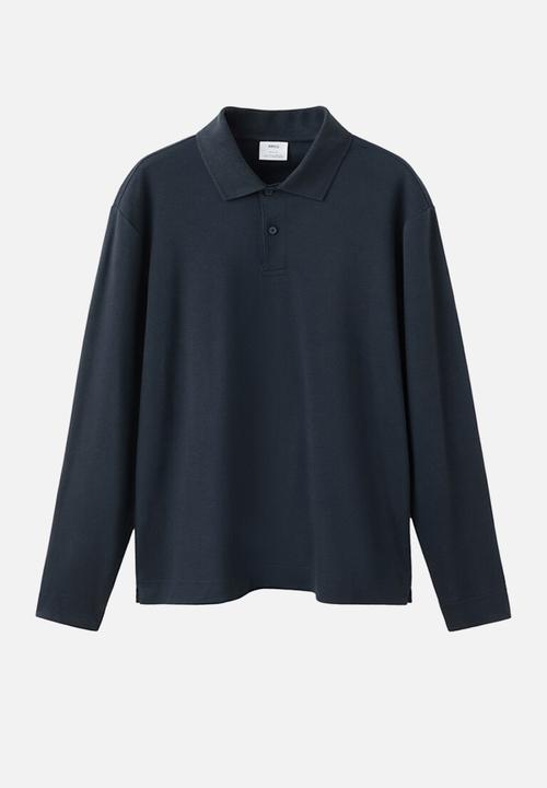 MANGO - Polo Shirt Garethp - Navy