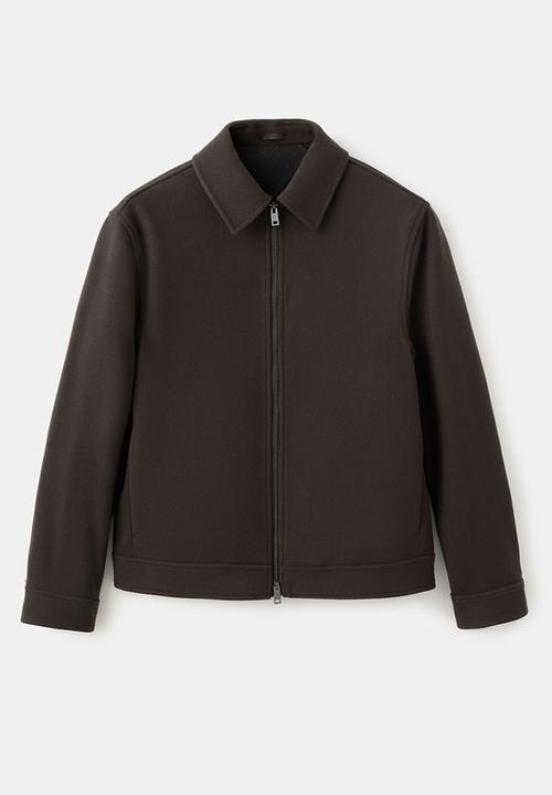 MANGO - Jacket Cole  - Dark Brown