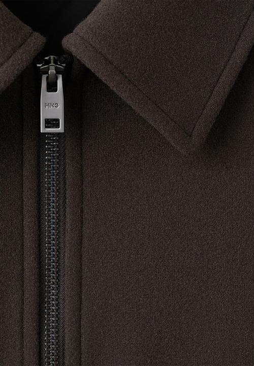 MANGO - Jacket Cole  - Dark Brown
