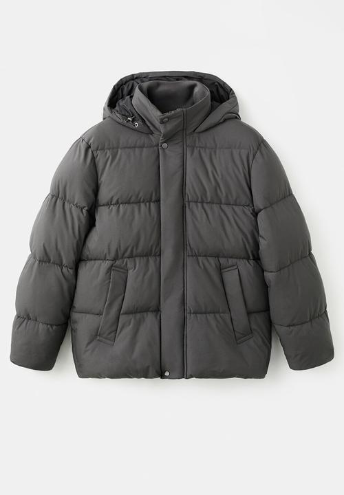 MANGO - Anorak Ford  - Grey