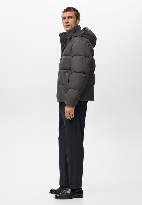 MANGO - Anorak Ford  - Grey