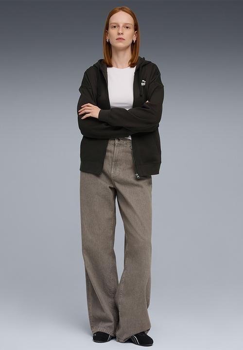 PUMA - Ess Small No. 1 Logo Comfort Full-Zip Ho - Puma Black