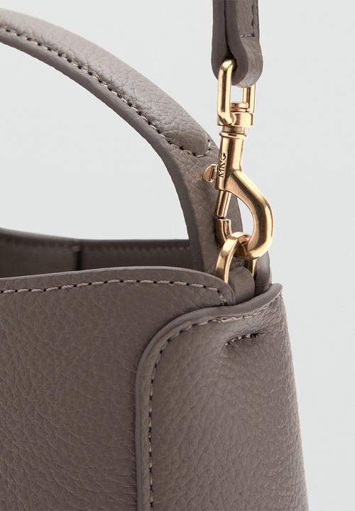 MANGO - Caude bucket bag - light brown