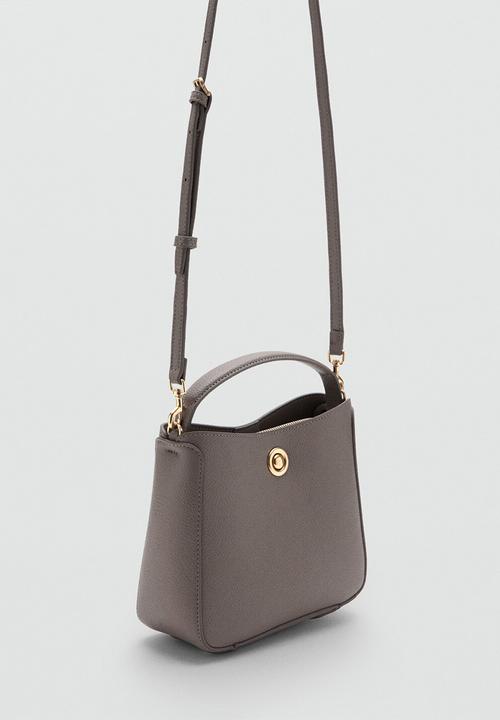 MANGO - Caude bucket bag - light brown