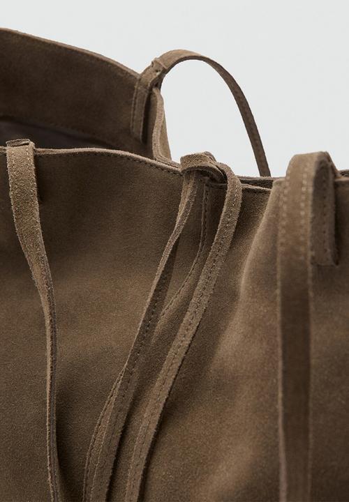 MANGO - Mandri tote bag - khaki