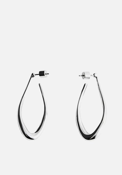 MANGO - Julia earrings - silver