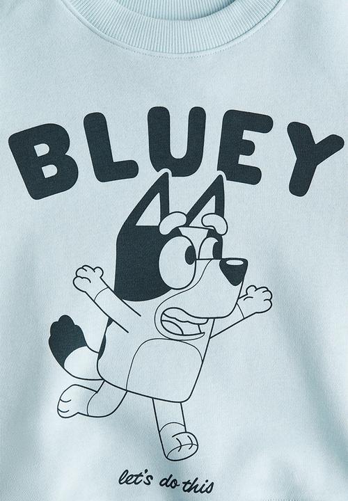 H&M - Printed sweatshirt - light blue bluey 