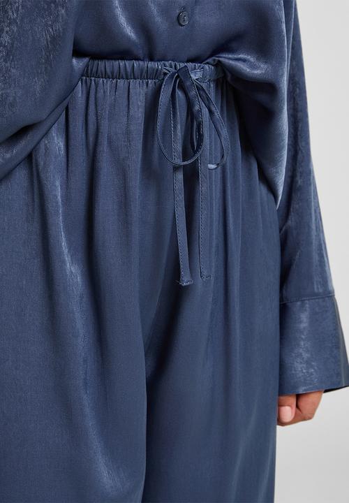 Hunkemoller - Pant satin ayla - blue