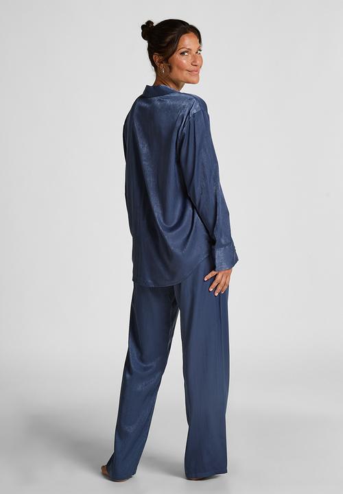 Hunkemoller - Pant satin ayla - blue