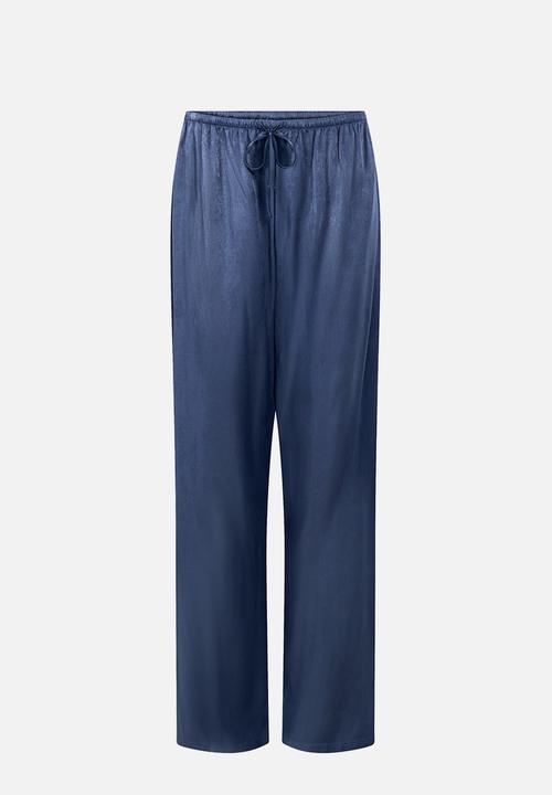 Hunkemoller - Pant satin ayla - blue