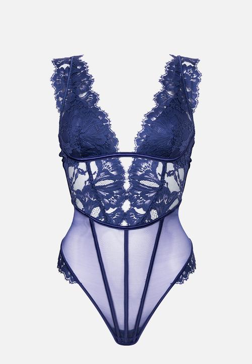 Hunkemoller - Grace body - twilight blue