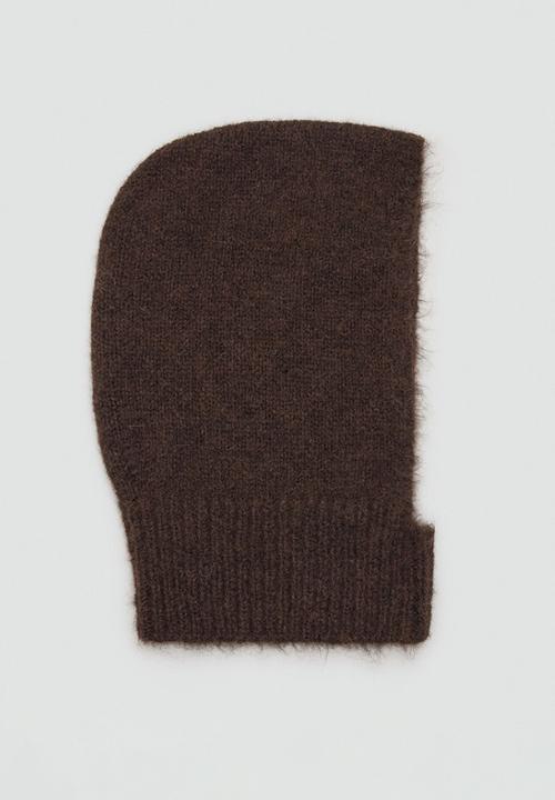 MANGO - Ava beanie- dark brown