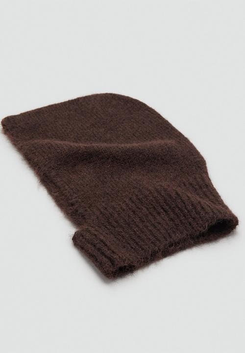 MANGO - Ava beanie- dark brown