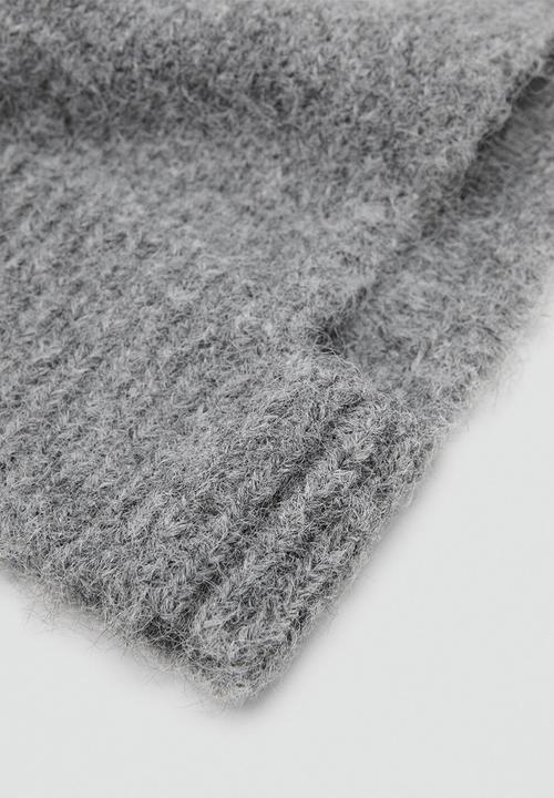 MANGO - Ava beanie- grey