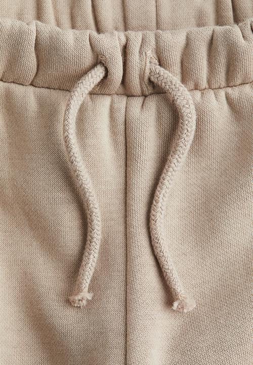 H&M - Brushed-inside cargo joggers - beige