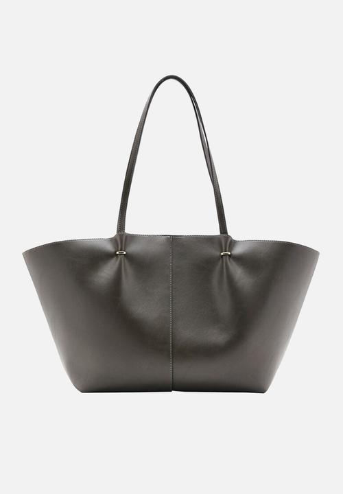 MANGO - Tere shoulder bag - khaki