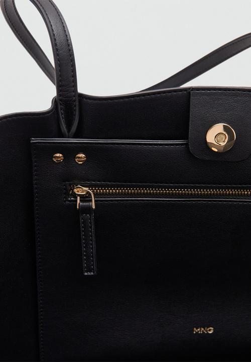 MANGO - Tere shoulder bag - black