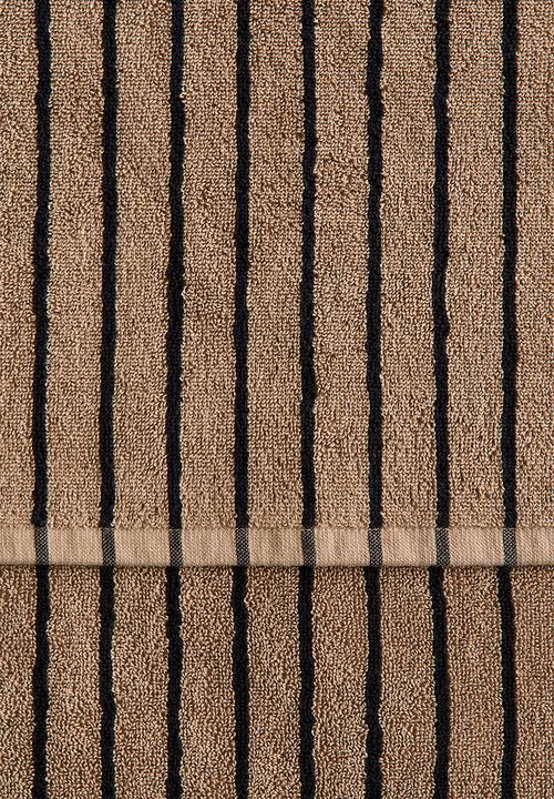 H&M - Striped bath towel - brown,multi