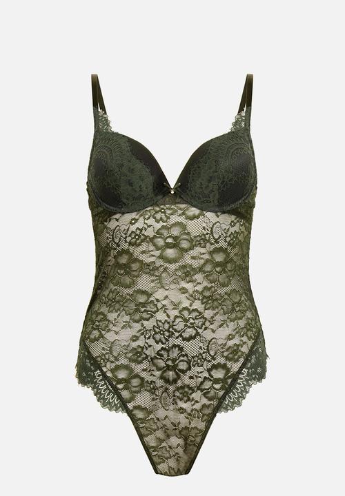 Hunkemoller - Amara body - green