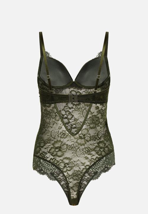 Hunkemoller - Amara body - green
