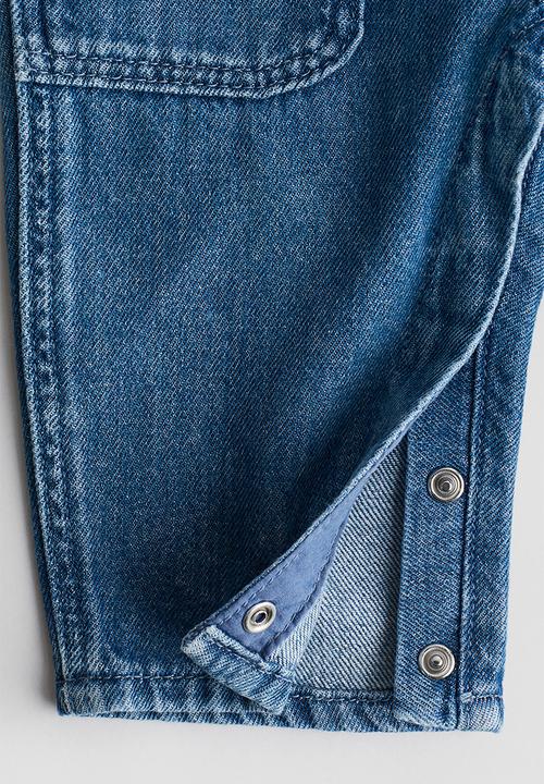 H&M - Denim dungarees - denim blue 