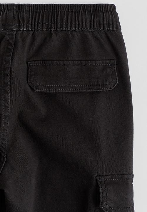 H&M - Cargo trousers - black