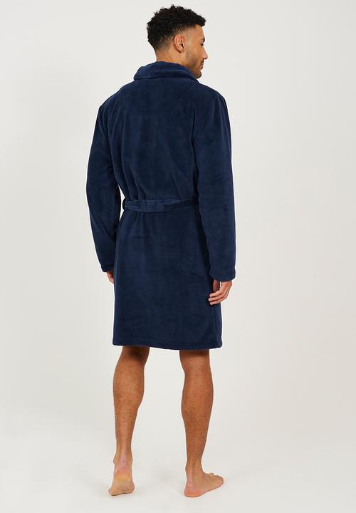 Brave Soul - Shane Dressing Gown - Navy
