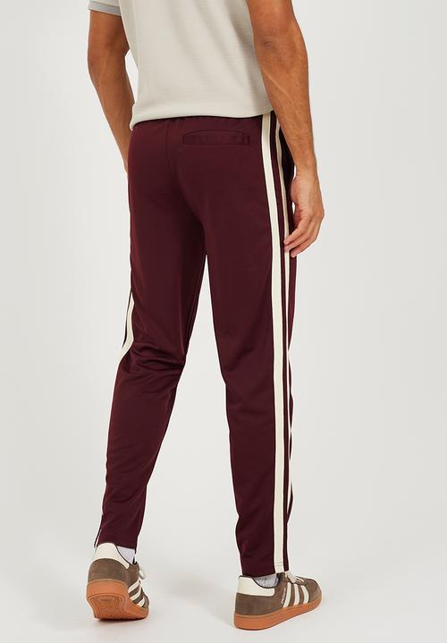 Brave Soul - Wide Leg Joggers - Burgundy