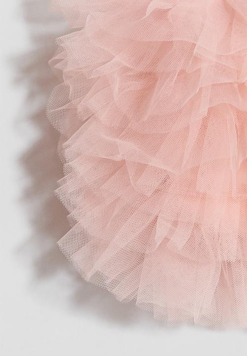 H&M - Tiered tulle handbag - light pink 