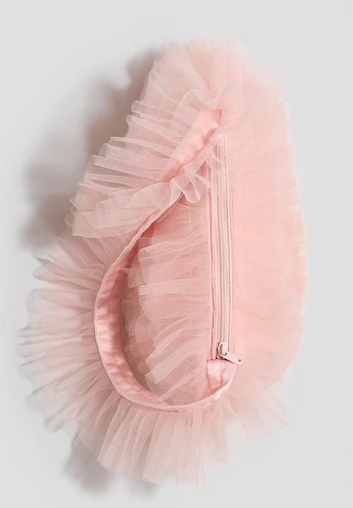 H&M - Tiered tulle handbag - light pink 